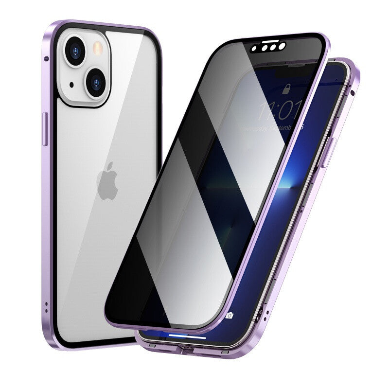 Anti-Spy Magnetic Metal iPhone Case