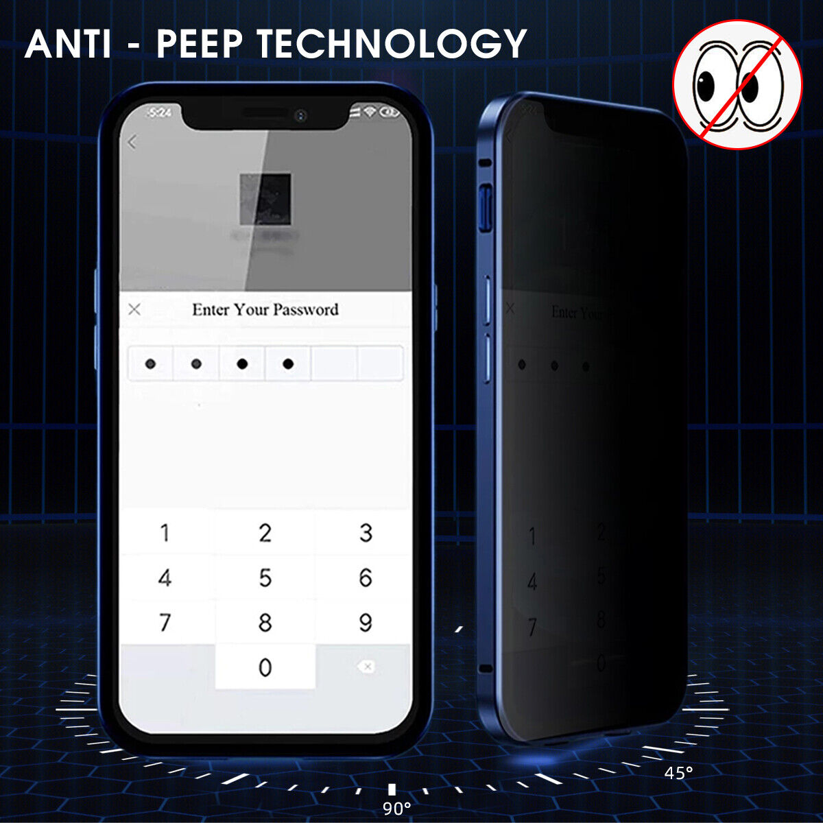 Anti-Spy Magnetic Metal iPhone Case